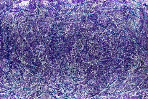 Purple Display of Affection (With Blue and Silver) 2 von Nestor Toro, Malerei kaufen auf Singulart