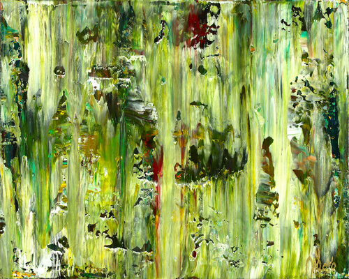 Forest and light trails 2 par Nestor Toro, Peinture en vente sur Singulart