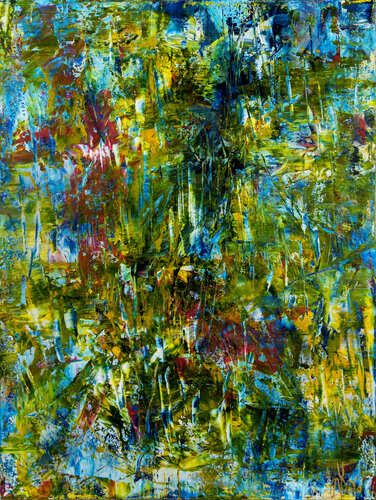 A forest song (Faces of green) von Nestor Toro, Malerei kaufen auf Singulart