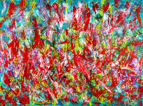 Echoes (Narcissistic Garden) 2 par Nestor Toro, Peinture en vente sur Singulart