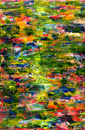 One crazy dream (Colorful panorama) 2 von Nestor Toro, Malerei kaufen auf Singulart