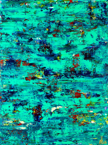 Blue streams (A closer look) par Nestor Toro, Peinture en vente sur Singulart