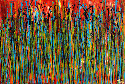 Invisible drizzles (Hidden garden) von Nestor Toro, Malerei kaufen auf Singulart