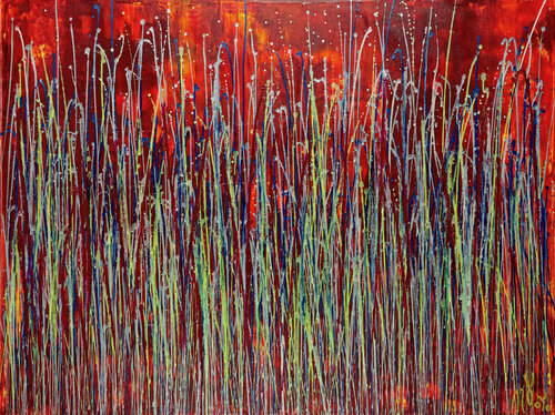 Fire echoes par Nestor Toro, Peinture en vente sur Singulart