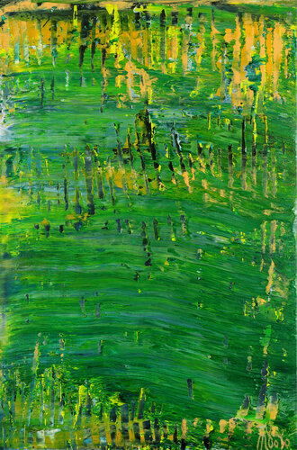 Lush green hills par Nestor Toro, Peinture en vente sur Singulart