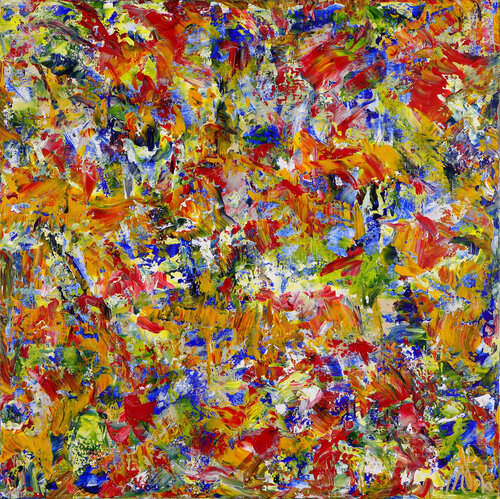 Deconstructed garden by Nestor Toro, 油畫 for Sale on Singulart