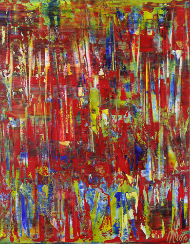 The other side of red by Nestor Toro, 油畫 for Sale on Singulart