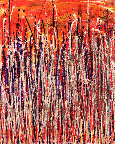 Flickering Garden 2 par Nestor Toro, Peinture en vente sur Singulart