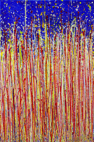 Flickering Garden 7 par Nestor Toro, Peinture en vente sur Singulart