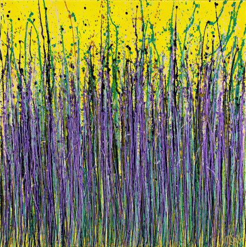 Lavender shimmer (Summer garden) par Nestor Toro, Peinture en vente sur Singulart