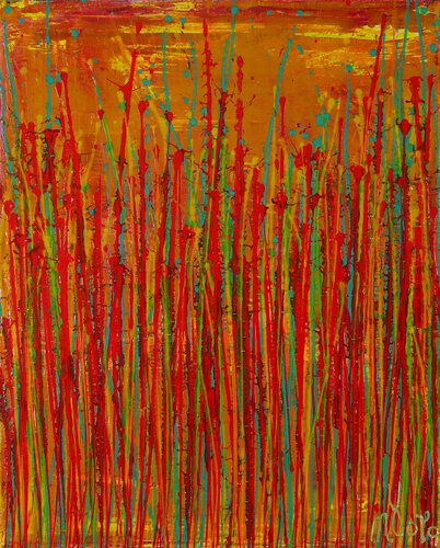 Infinity Garden (Sun reflections) by Nestor Toro, 油畫 for Sale on Singulart