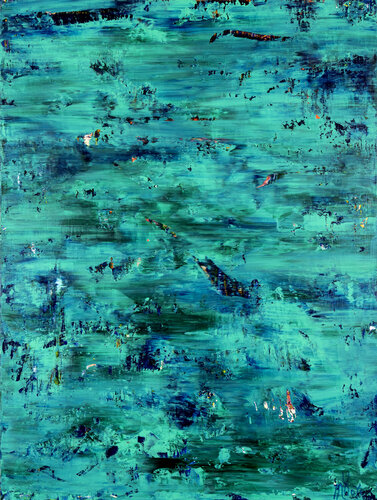 Deep blue paradise par Nestor Toro, Peinture en vente sur Singulart