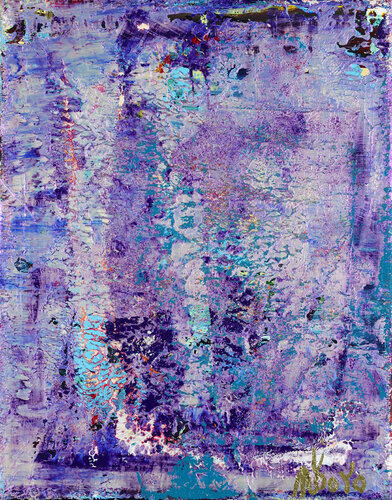 Crystalline purple par Nestor Toro, Peinture en vente sur Singulart