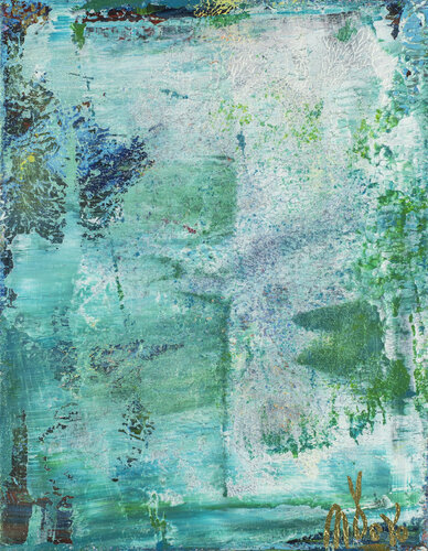 Green Everywhere (Caribbean dream) par Nestor Toro, Peinture en vente sur Singulart