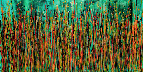 Ultra radiant spectra 2 by Nestor Toro, 油畫 for Sale on Singulart