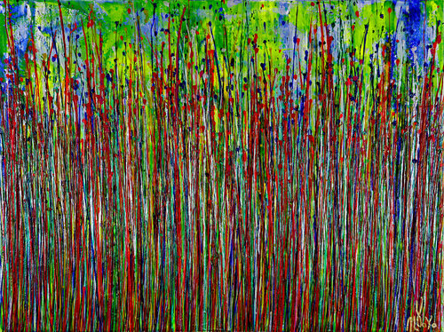 Ultra radiant tropical spectra par Nestor Toro, Peinture en vente sur Singulart