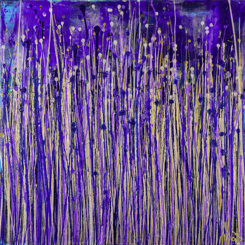 Radiant purple synergy par Nestor Toro, Peinture en vente sur Singulart