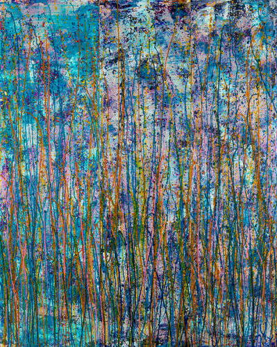 Reflection Across the pond von Nestor Toro, Malerei kaufen auf Singulart