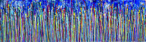 Blue garden (Many questions) von Nestor Toro, Malerei kaufen auf Singulart