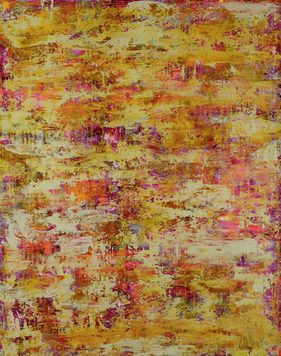 Gold spectrum (red lights) von Nestor Toro, Malerei kaufen auf Singulart