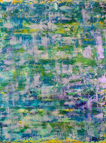 Garden with purple glare von Nestor Toro, Malerei kaufen auf Singulart