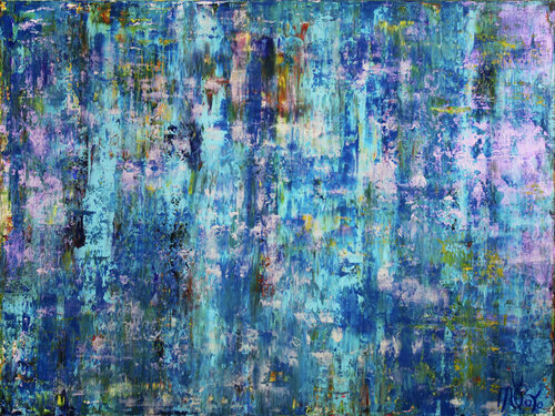 A majestic ocean (Blue Depth) von Nestor Toro, Malerei kaufen auf Singulart