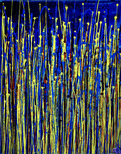 Shimmering garden 1 (Flow state) von Nestor Toro, Malerei kaufen auf Singulart