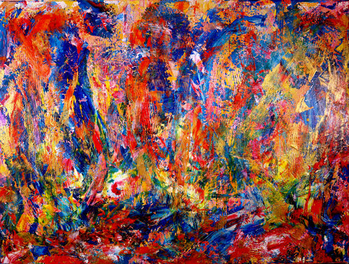 Polychromatic Terrian von Nestor Toro, Malerei kaufen auf Singulart