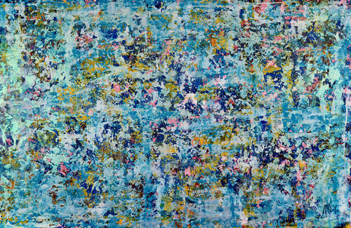 Green refractions (Crystal core) 1 de Nestor Toro, Pintura a la venta en Singulart