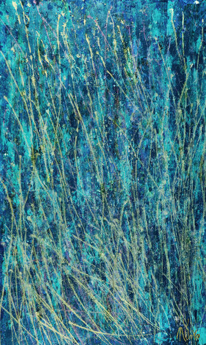 Aqua garden (Blinding lights) von Nestor Toro, Malerei kaufen auf Singulart