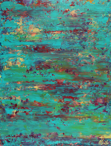 Celeste Terrain (red reflections) von Nestor Toro, Malerei kaufen auf Singulart
