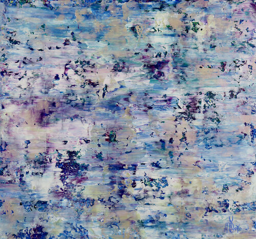 Purple refractions (Crystal core) von Nestor Toro, Malerei kaufen auf Singulart