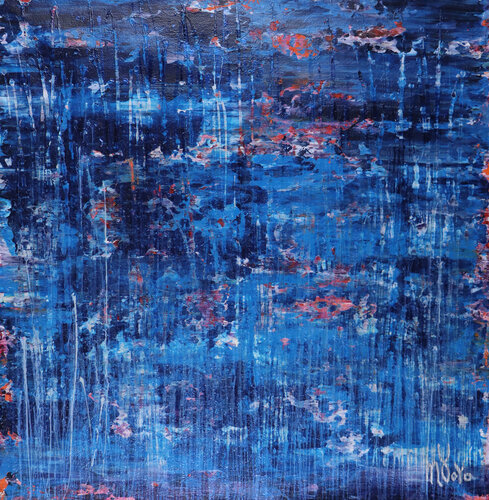 Torrential night storm (A closer look) von Nestor Toro, Malerei kaufen auf Singulart