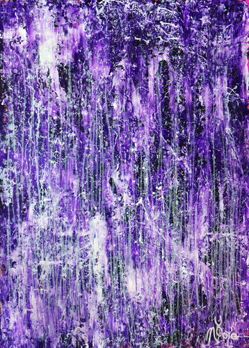 Rapid Iridescent Cascades (Purple) von Nestor Toro, Malerei kaufen auf Singulart