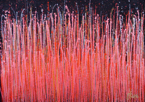 Carmin Spectra ( Florescent garden) von Nestor Toro, Malerei kaufen auf Singulart