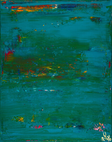 Blue ocean panorama by Nestor Toro, 油畫 for Sale on Singulart