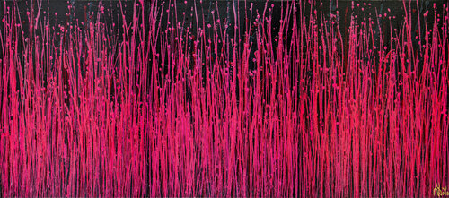 Carmin Spectra ( Florescent garden) 2 von Nestor Toro, Malerei kaufen auf Singulart