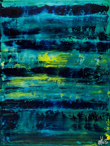 Emerald forest spectra 4 von Nestor Toro, Malerei kaufen auf Singulart