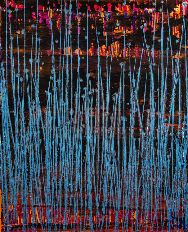 Blue frequencies (Electric panorama) Nestor Toro