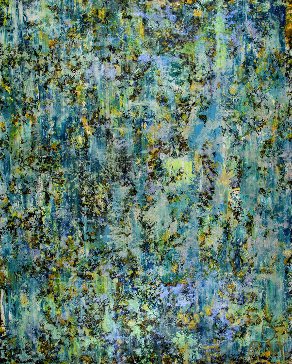 Prismatic moss forest Nestor Toro