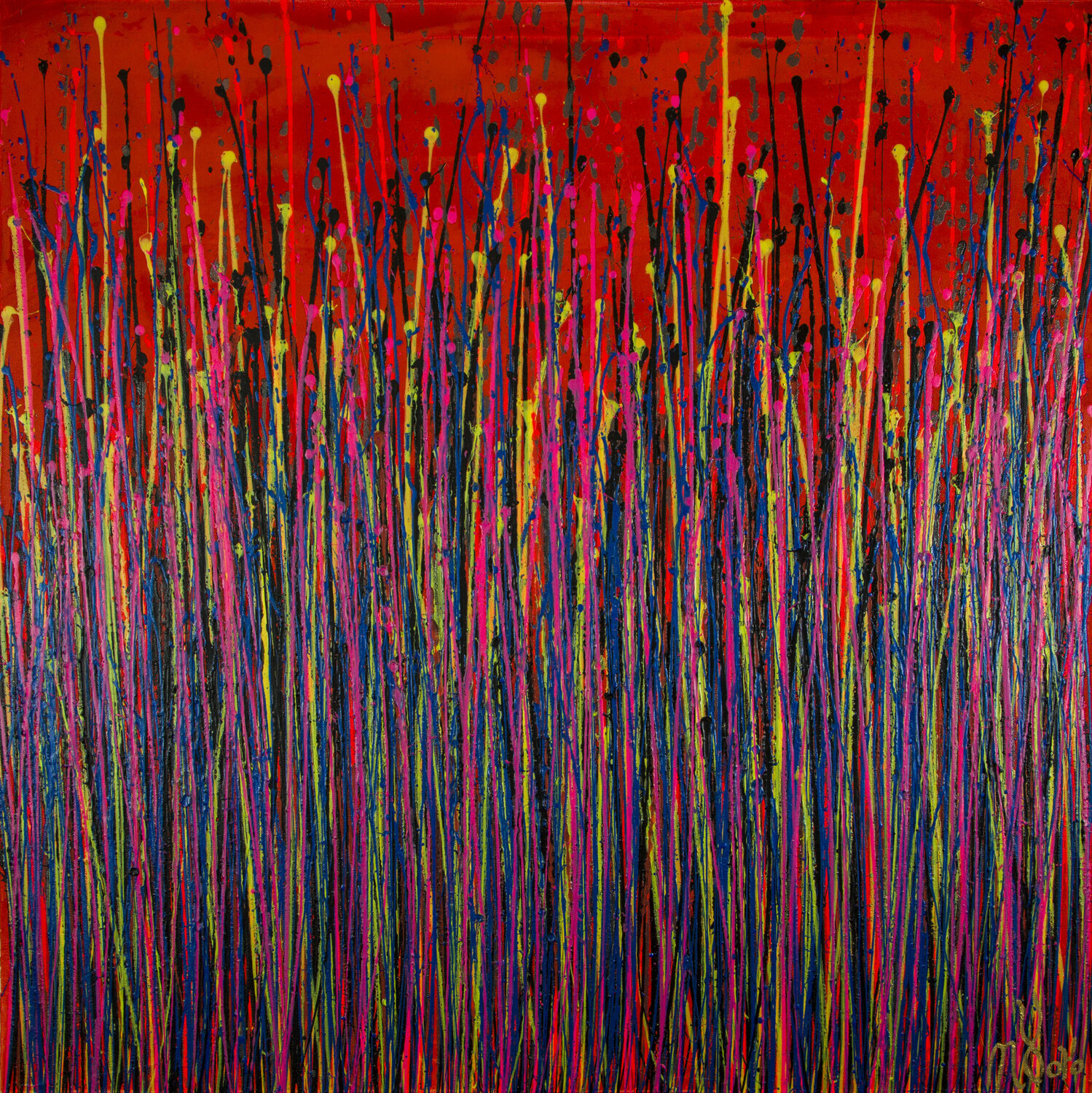 Garden rhythm (Over Red) 3 Nestor Toro