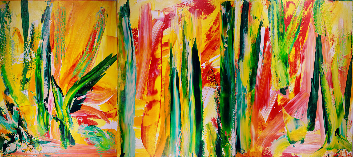 Interrupted Sunny Forest / Triptych Nestor Toro
