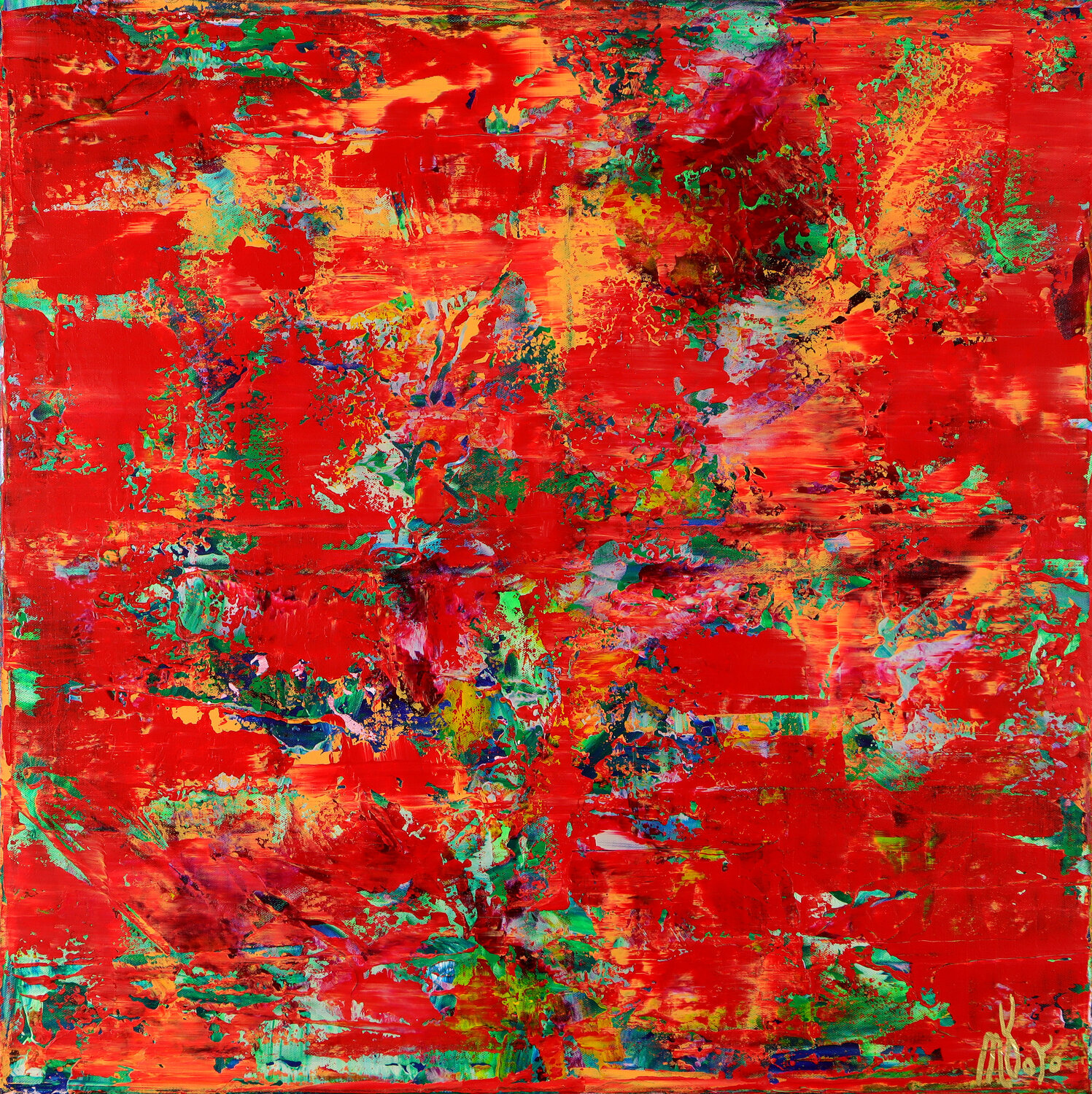 Fiery reflections (Flourishing garden) Nestor Toro