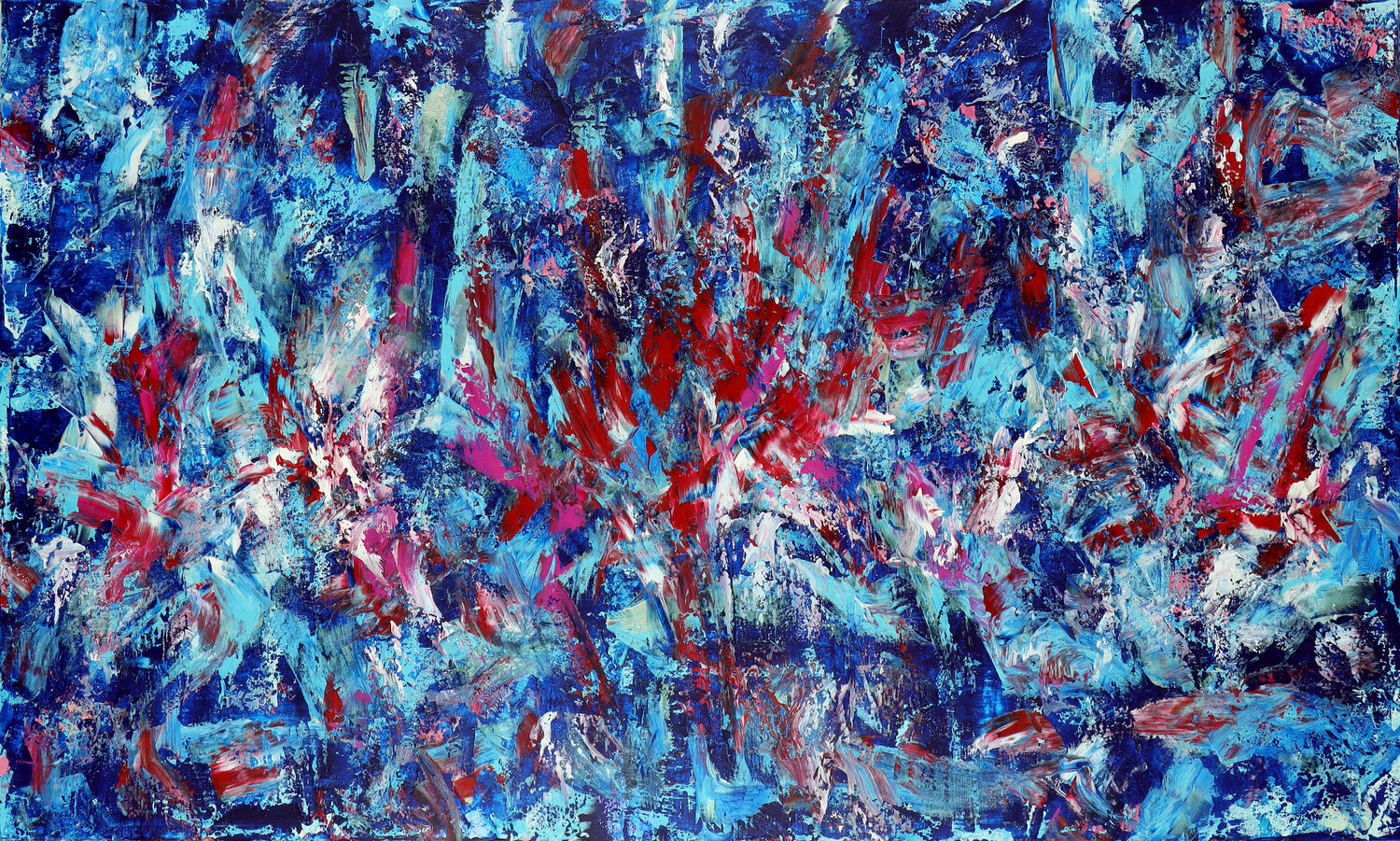 Trying to be invisible Nestor Toro Original painting for sale