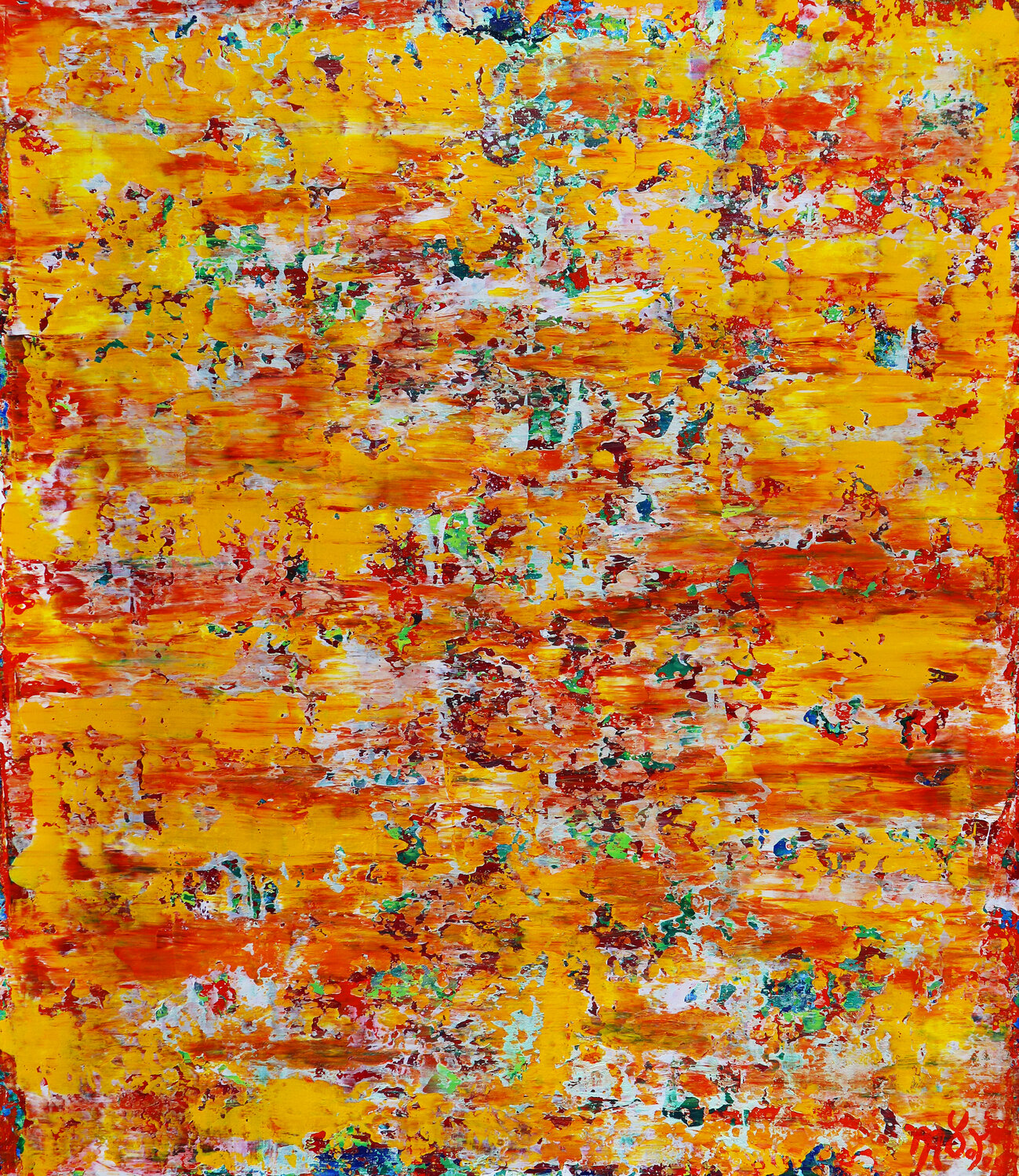 Yellow Spectra (Green Iridescent Lights) Nestor Toro