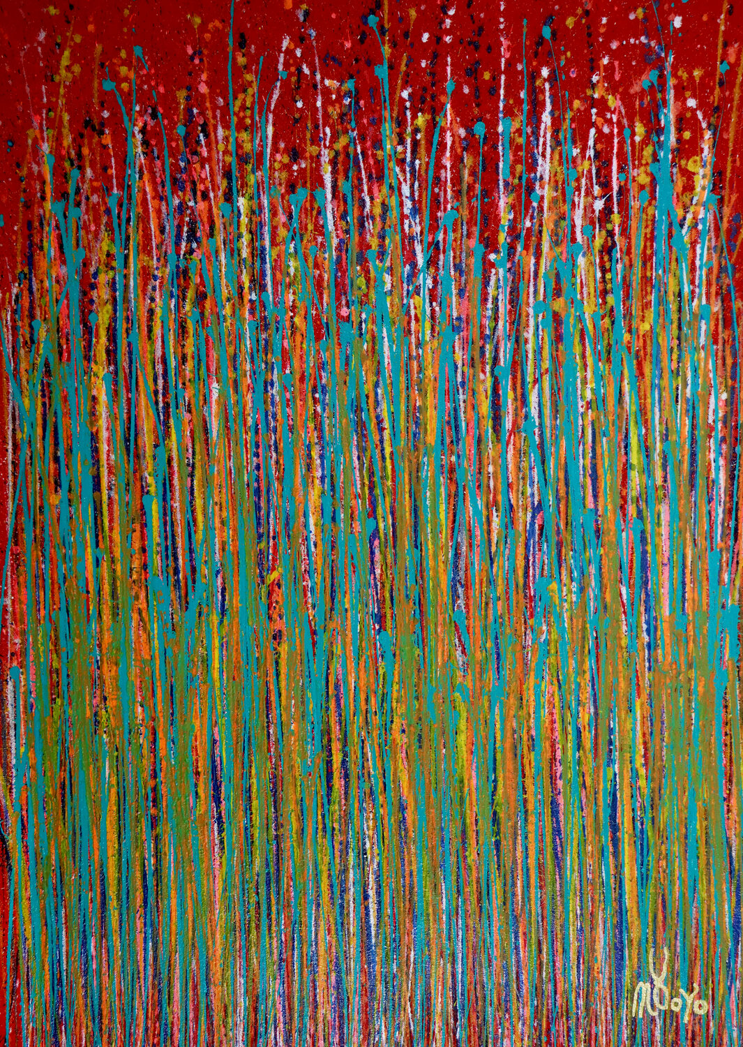 Garden rhythm (Over Red) Nestor Toro