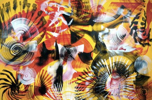 Composition No. 226 di Sumit Mehndiratta, Pittura in vendita su Singulart