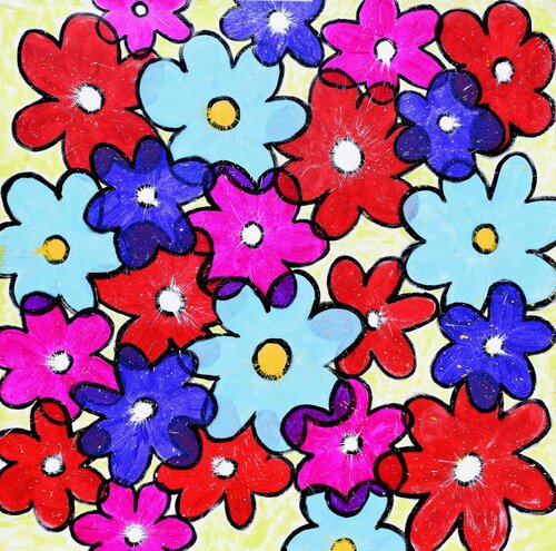 Composition No. 232 di Sumit Mehndiratta, Pittura in vendita su Singulart