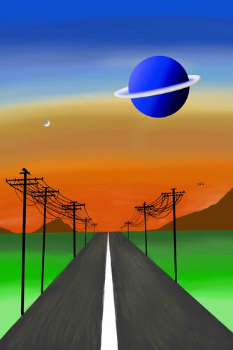 Long way home di Sumit Mehndiratta, Digitale in vendita su Singulart