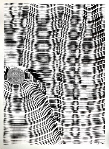 Composition No. 250 by Sumit Mehndiratta, 소묘 for Sale on Singulart